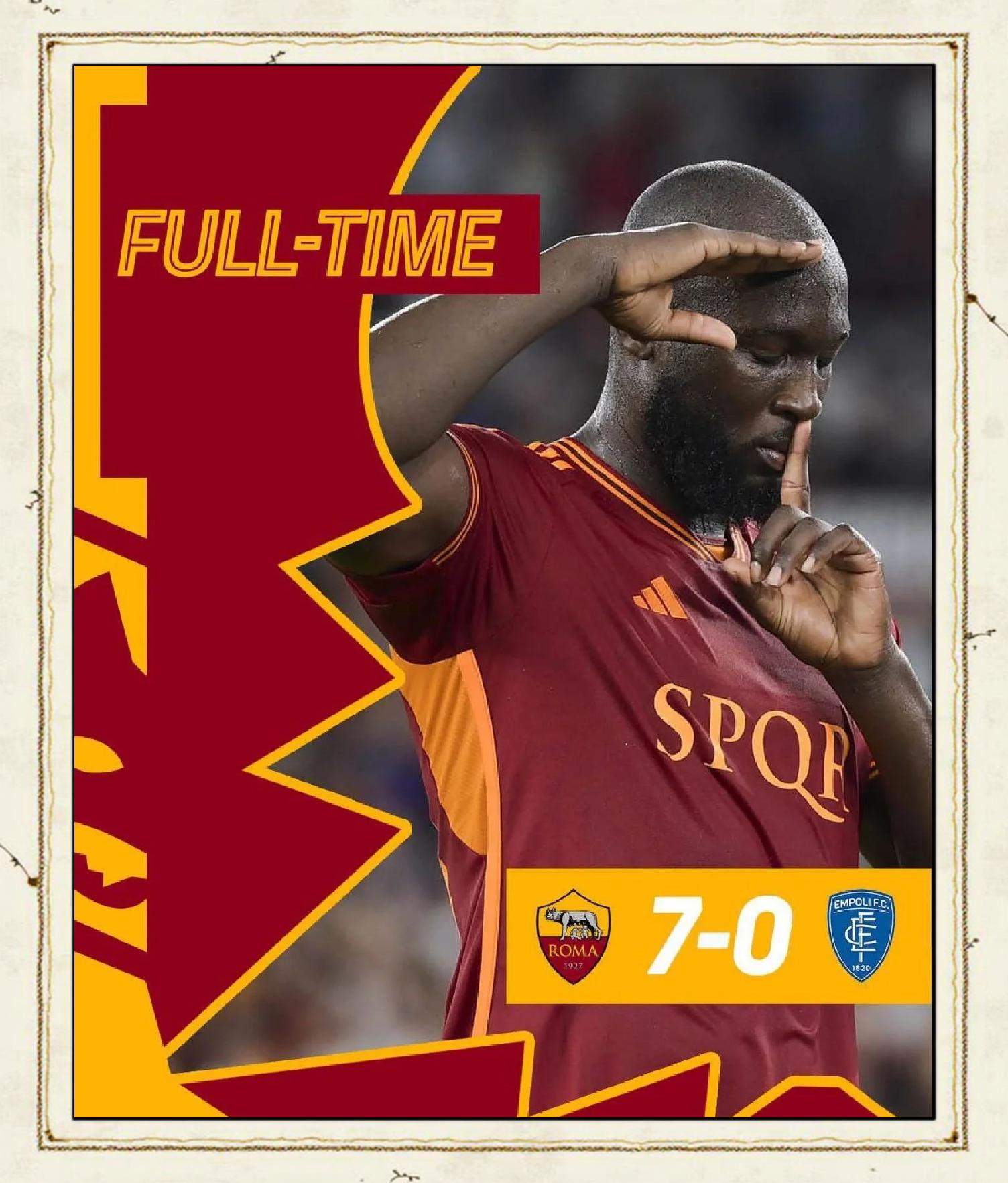 aoa体育培训-包含罗马豪取比分大胜，继续保持不败战绩的词条