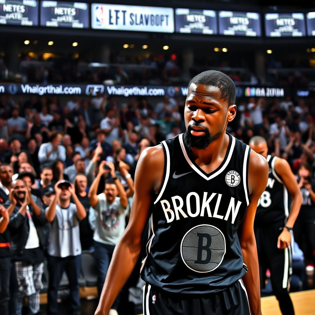 aoa体育培训-篮网头号球星杜兰特受伤，将缺席季后赛系列赛，球迷心情沉重